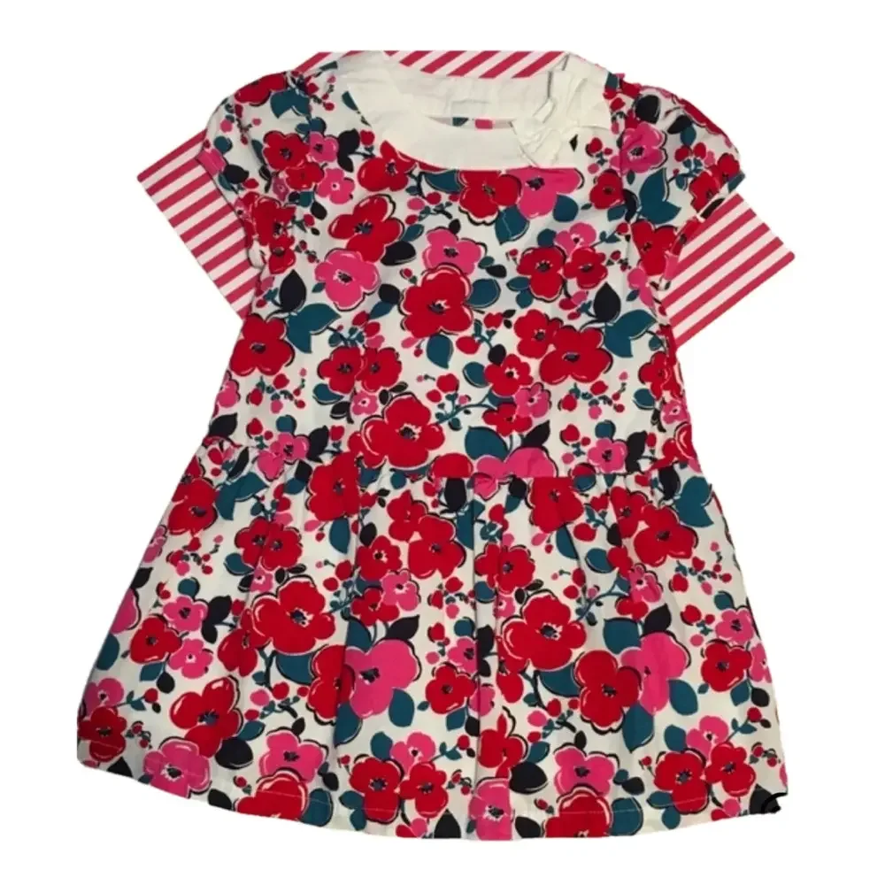 ❤️GYMBOREE gorgeous flower toddler dress NWT 18-24